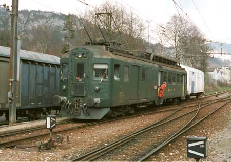 OeBB BDe 4/4 641 in Balsthal