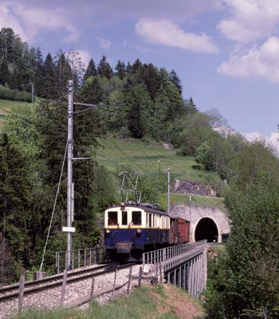 MOB De 4/4 28 bei Rougemont