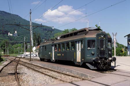 OeBB BDe 4/4 651 als 508 in Oensingen