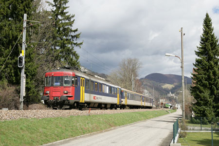 SBB RBe 540 072 bei Balsthal